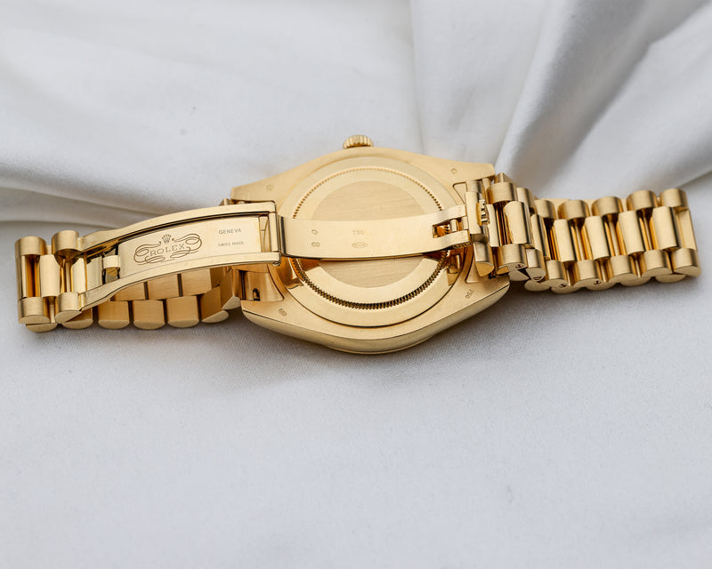 Rolex Day-Date II 218238 Full Set Factory Ruby Baguette Dial