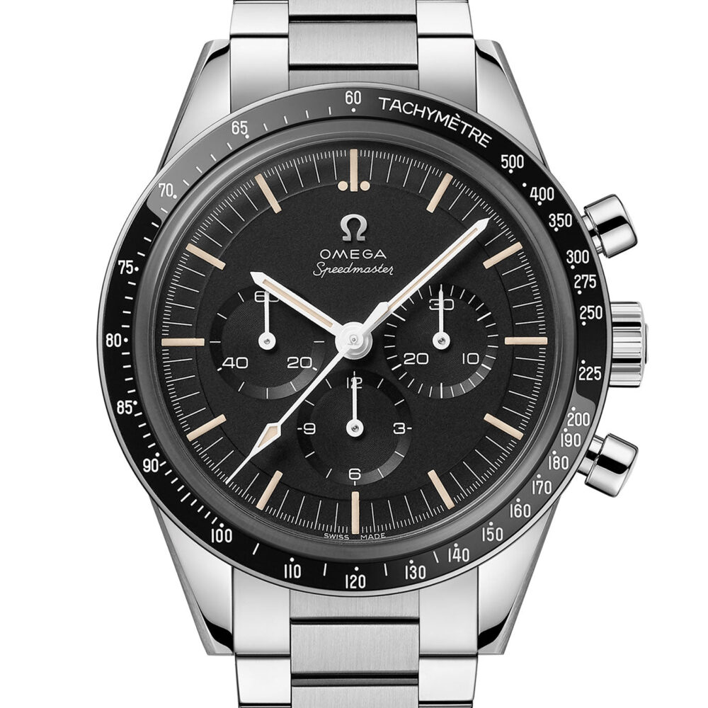 A- Speedmaster Moonwatch Professional 42 mm, steel on steel