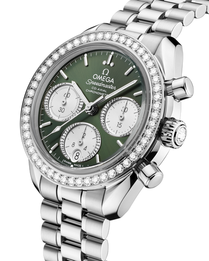 A- Speedmaster 38 38 mm, steel on steel