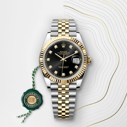 Rolex Datejust 41 Oyster, 41 mm, Oystersteel and yellow gold