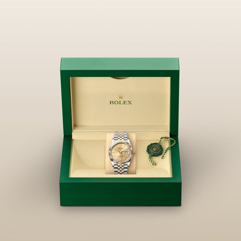 Rolex Datejust 36 Oyster, 36 mm, Oystersteel and yellow gold