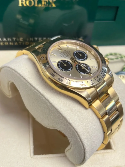 Rolex Cosmograph Daytona Yellow Gold Champagne Dial