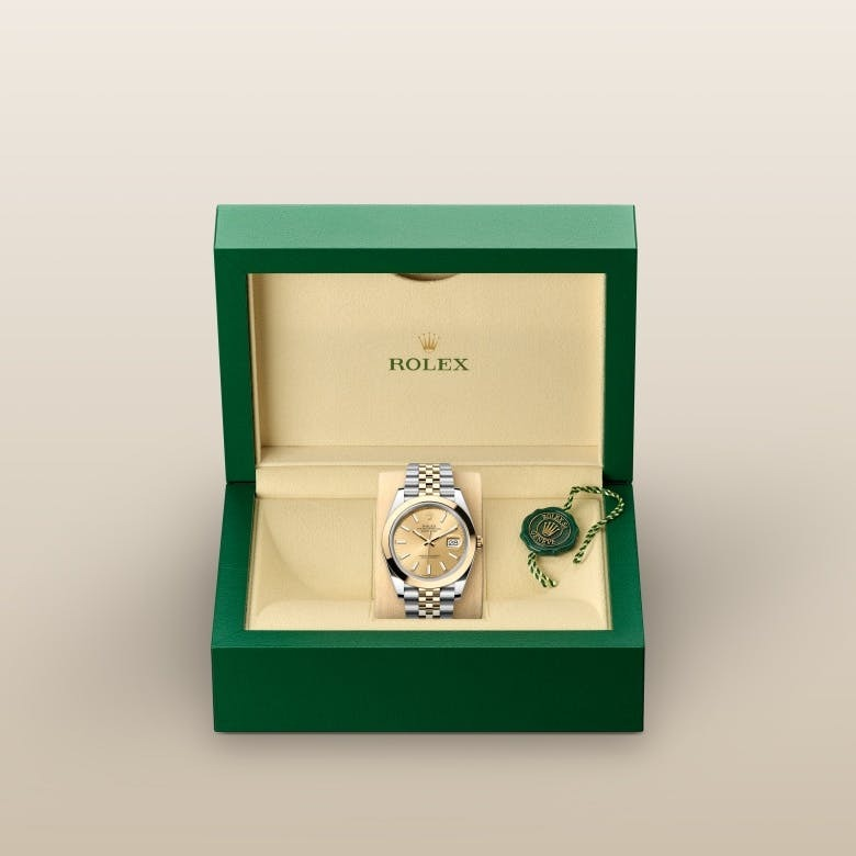 Rolex Datejust 41 Oyster, 41 mm, Oystersteel and yellow gold