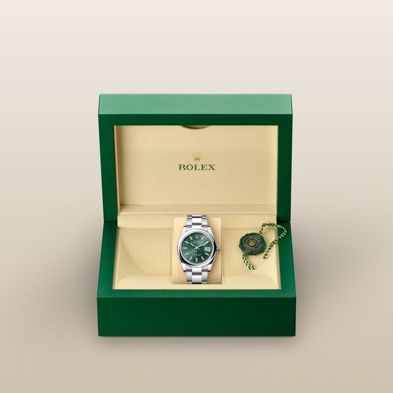 Rolex Datejust 36 Oyster, 36 mm, Oystersteel
