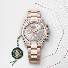 Cosmograph Daytona Oyster, 40 mm, Everose gold and diamonds Reference 126595TBR