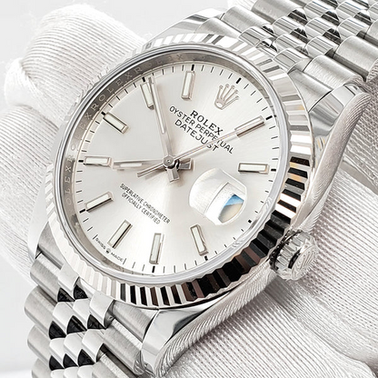 Rolex Datejust 36mm 126234 Silver Index Dial