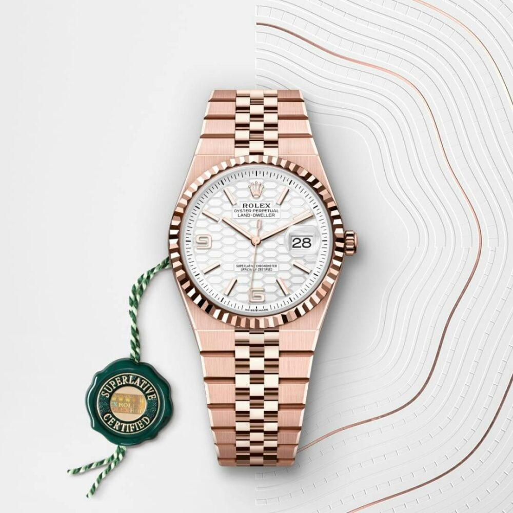 Rolex Land-Dweller 36 Oyster, 36 mm, Everose gold