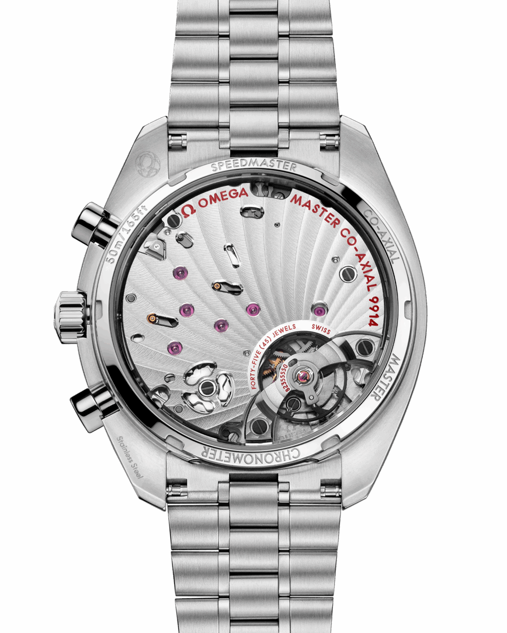 Speedmaster Moonphase 43 mm, steel on steel
