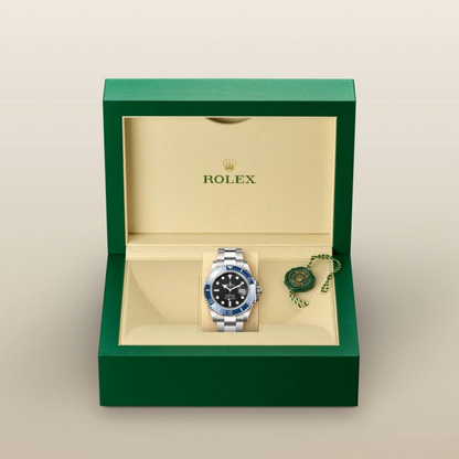 A- Rolex Submariner Date Oyster, 41 mm, white gold