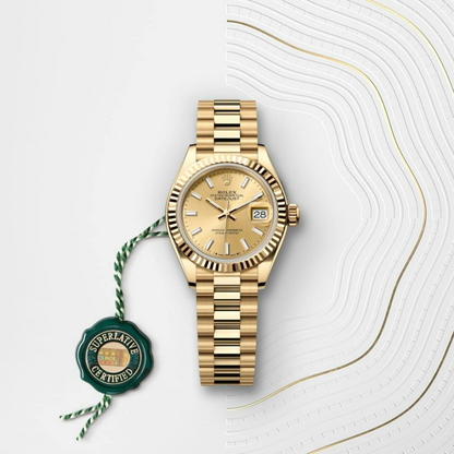 Rolex Lady-Datejust Oyster, 28 mm, yellow gold