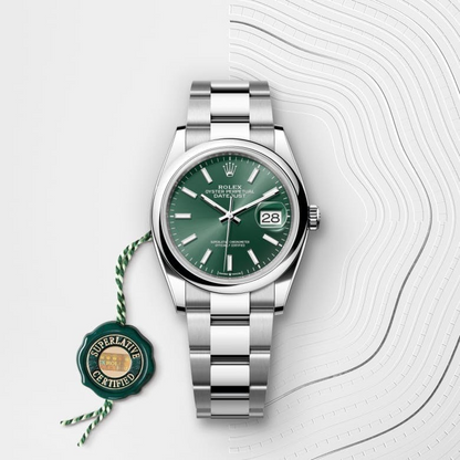 Rolex Datejust 36 Oyster, 36 mm, Oystersteel