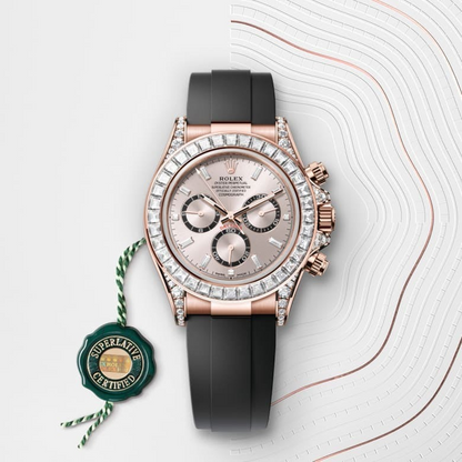 Rolex Cosmograph Daytona Oyster, 40 mm, Everose gold and diamonds