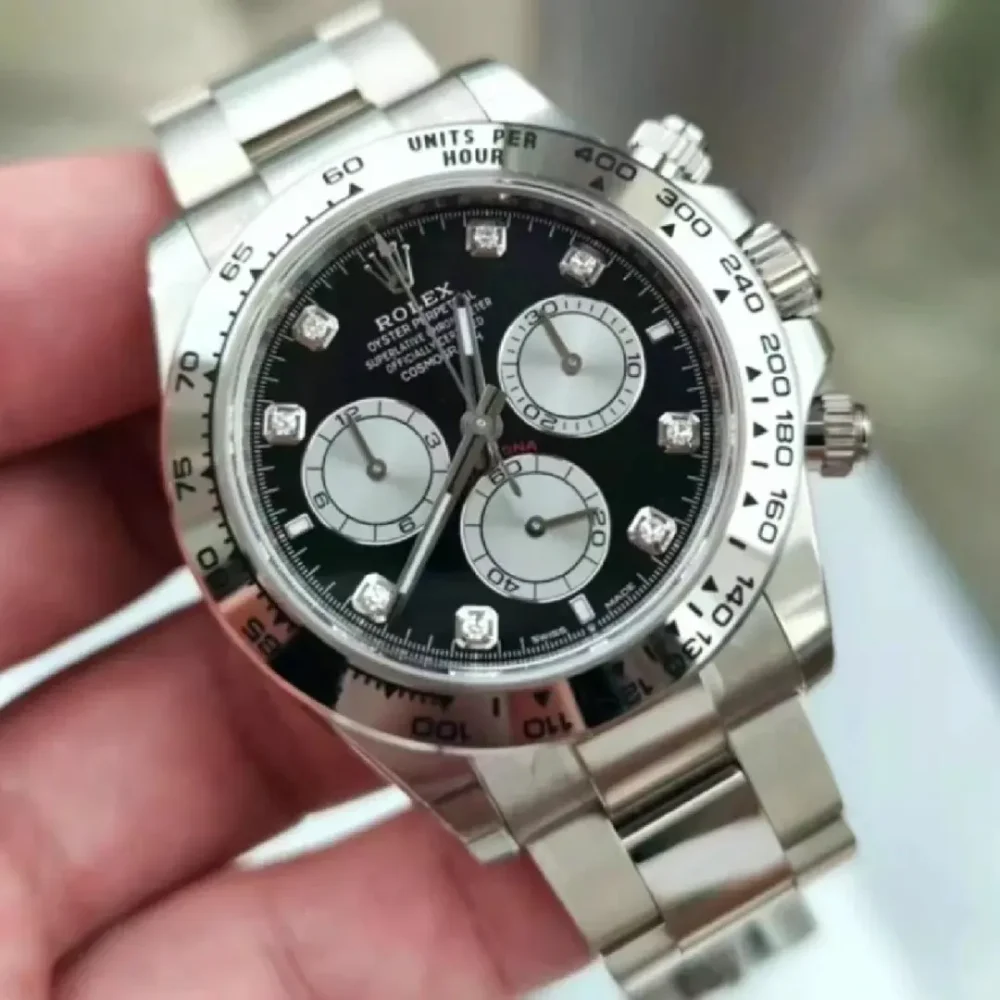 Rolex Cosmograph Daytona Oystersteel Slate Grey Diamond Dial