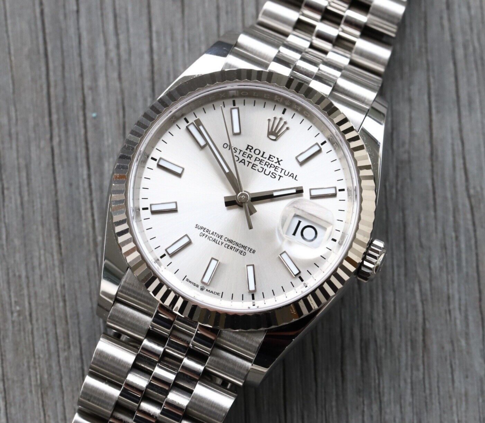 Rolex Datejust 36mm 126234 Silver Index Dial