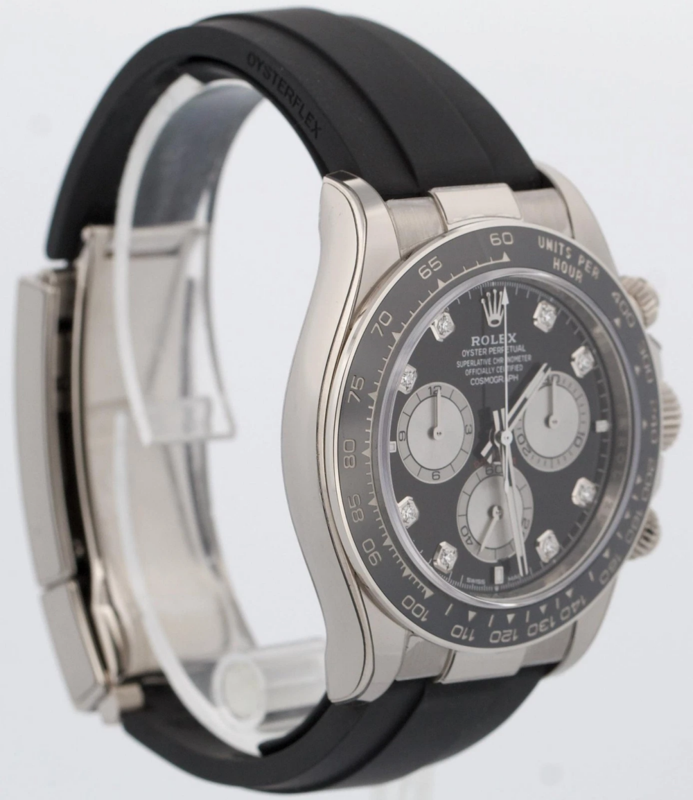 Rolex Daytona BLACK DIAMOND 18K Gold OYSTERFLEX 126519