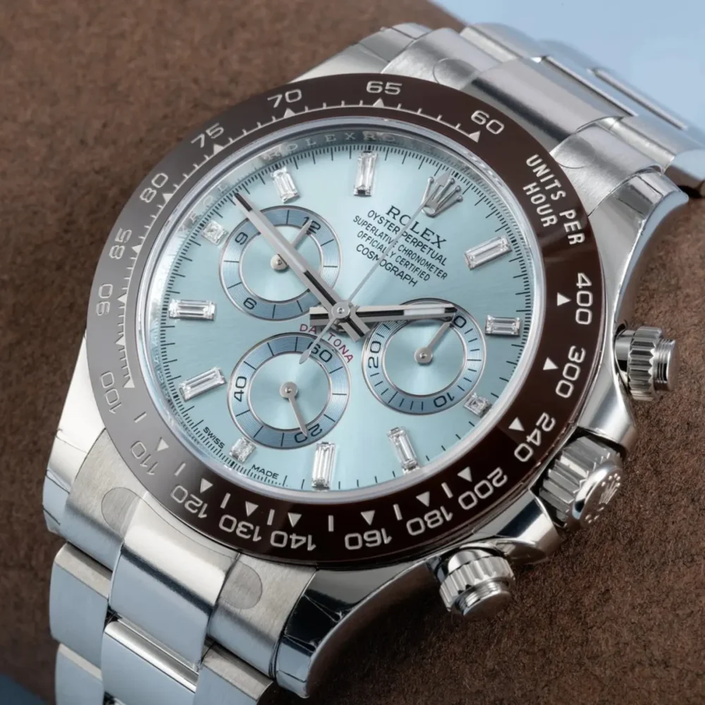 Rolex Cosmograph Daytona 40mm Platinum Ice-Blue Dial m116506-0002
