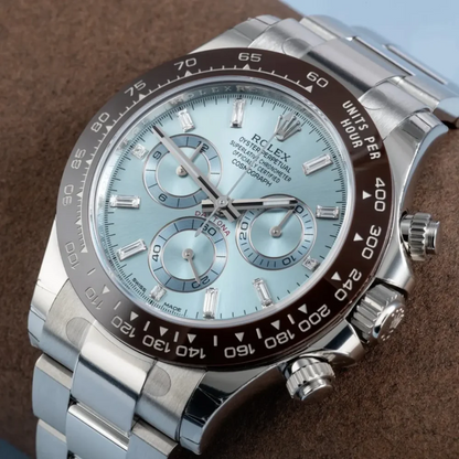 Rolex Cosmograph Daytona 40mm Platinum Ice-Blue Dial m116506-0002