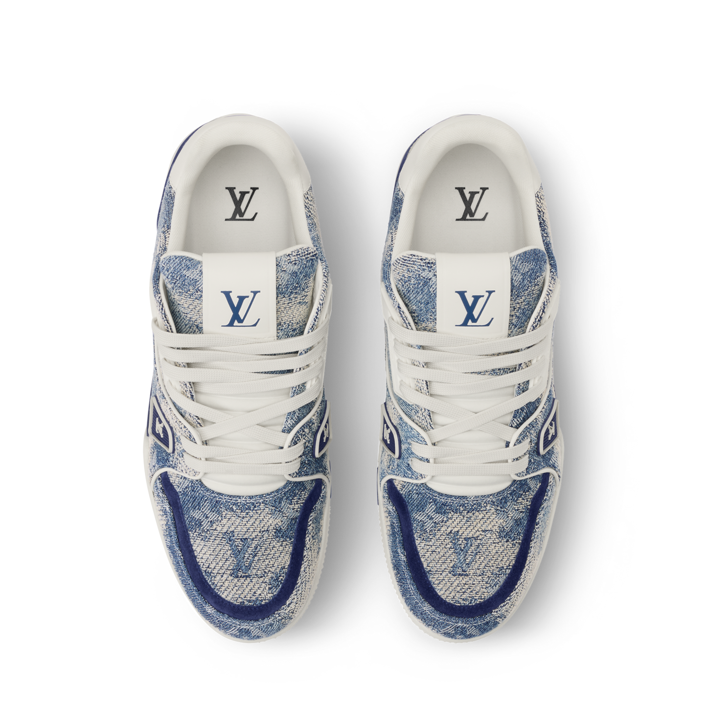 Louis Vuitton LV Trainer Blue #54 Limited