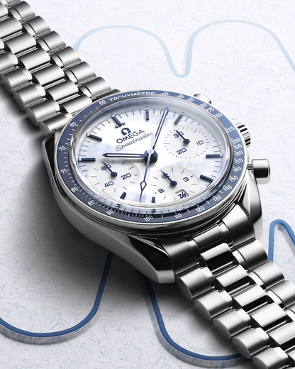 A- Speedmaster 38 38 mm, steel on steel