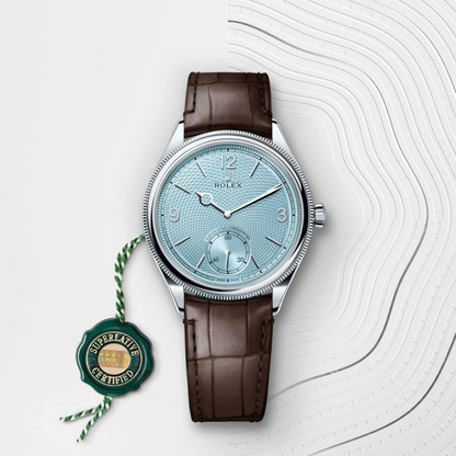 Rolex 1908 39 mm, platinum, polished finish