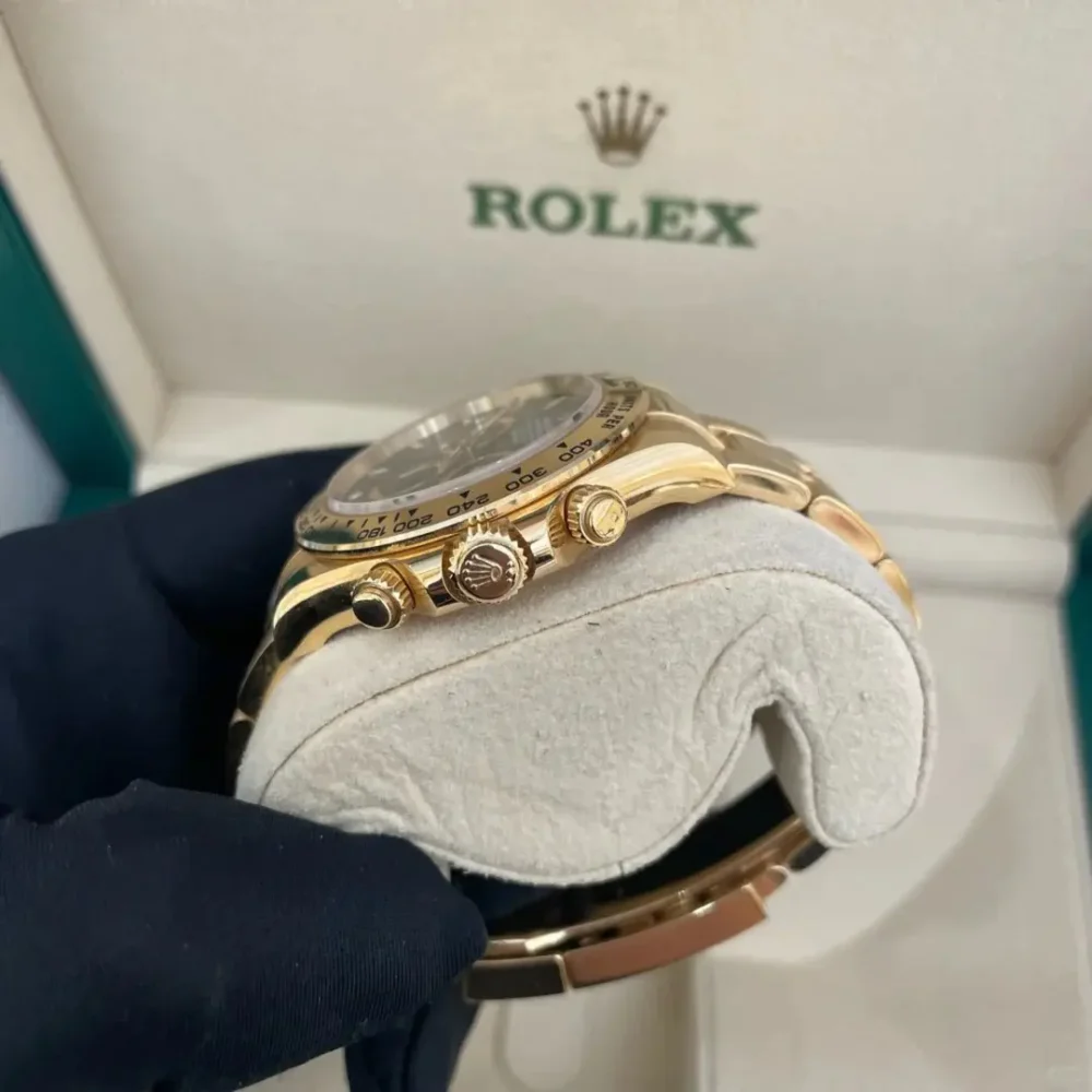 Rolex Cosmograph Daytona Yellow Gold Black Dial