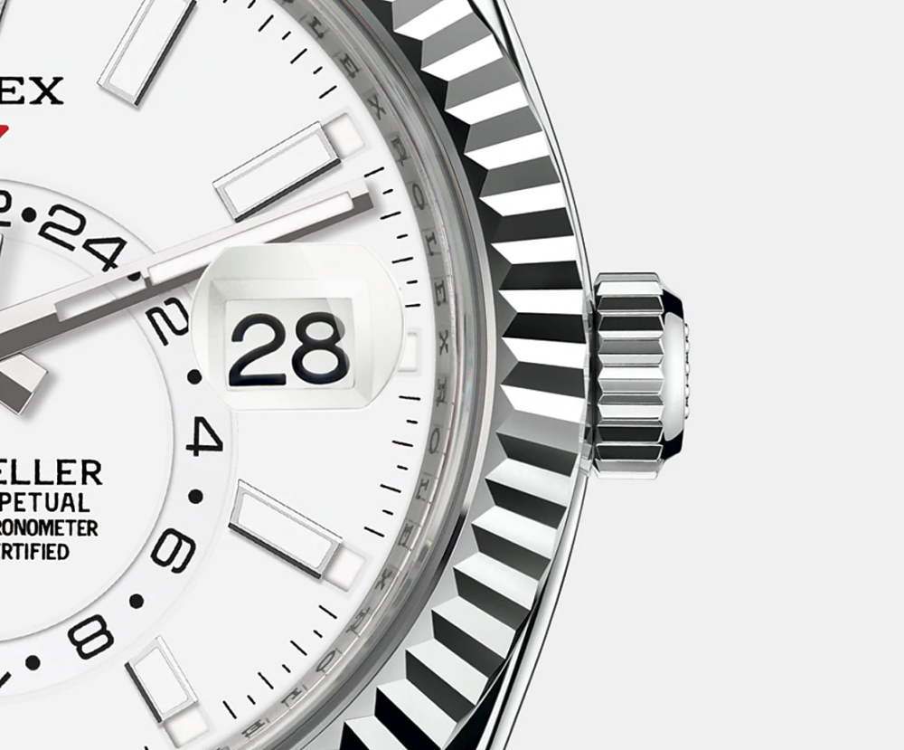 Rolex Sky-Dweller Stainless Steel, White Index Dial, 42 mm