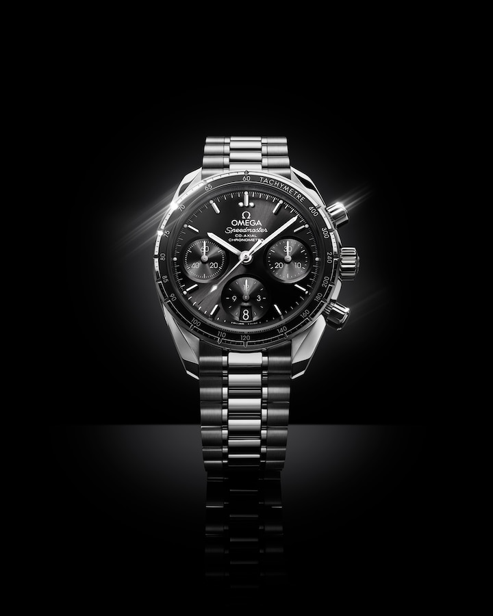 A- Speedmaster 38 38 mm, steel on steel