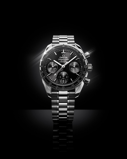 A- Speedmaster 38 38 mm, steel on steel