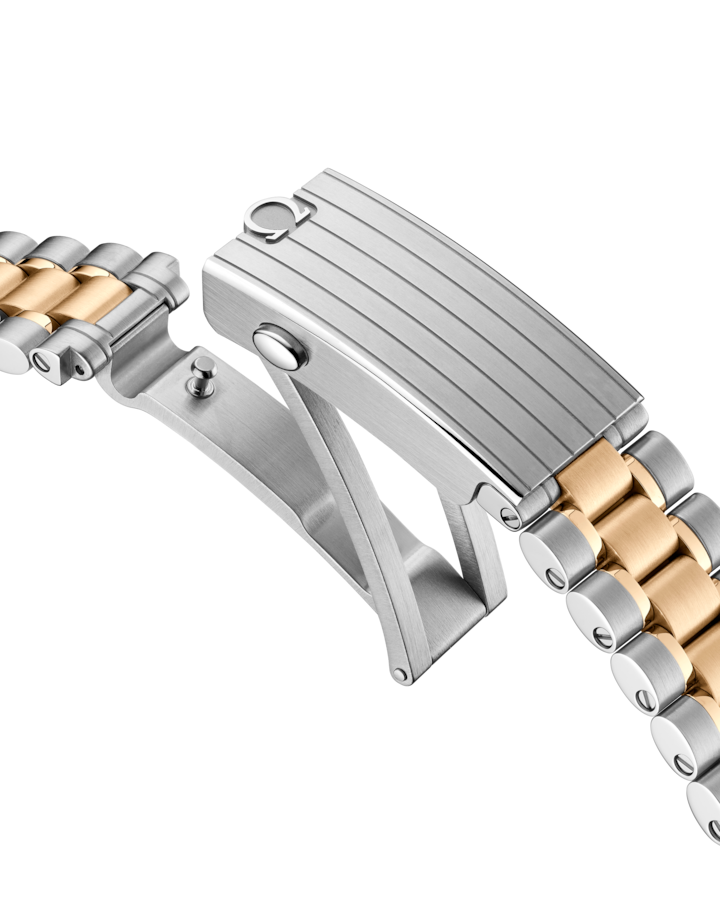 A- Speedmaster Moonwatch Professional 42 mm, steel ‑ Moonshine™ gold on steel ‑ Moonshine™ gold