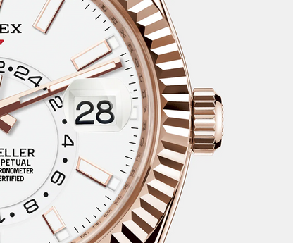 Rolex Sky-Dweller 42mm, 18k Everose Gold