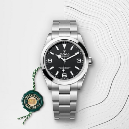 Rolex Explorer 40 Oyster, 40 mm, Oystersteel