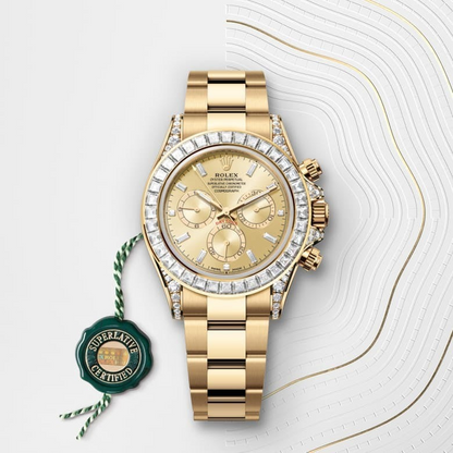 Rolex Cosmograph Daytona Oyster 40 mm yellow gold and diamonds