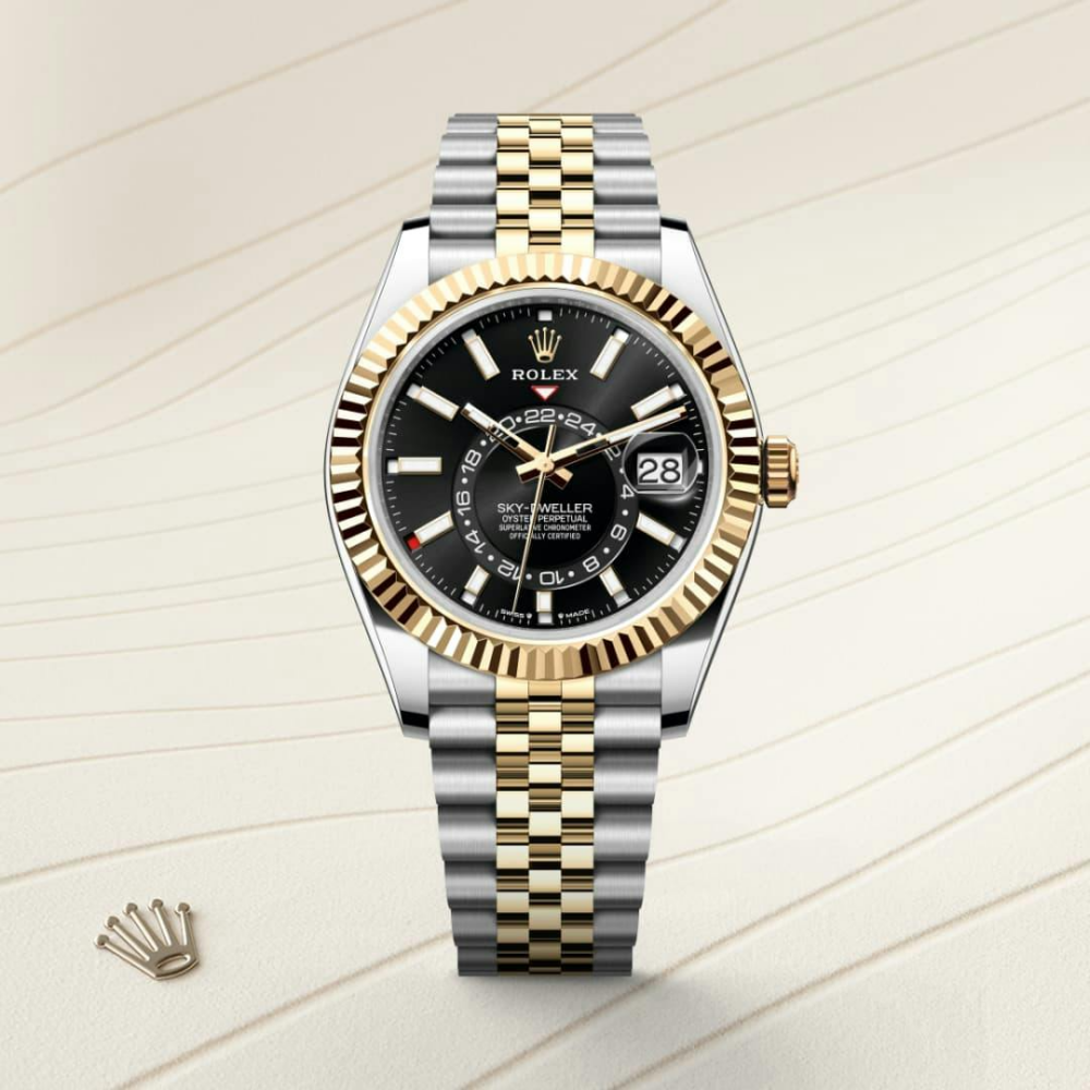 Rolex Sky-Dweller Oyster, 42 mm, Oystersteel and yellow gold