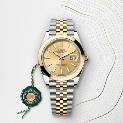 Rolex Datejust 41 Oyster, 41 mm, Oystersteel and yellow gold