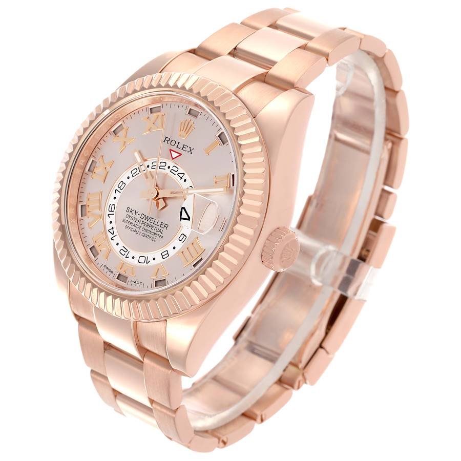 Rolex Sky-Dweller 18K Rose Gold Oyster