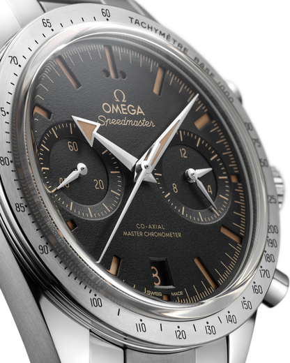 Speedmaster ’57 40.5 mm, steel on steel