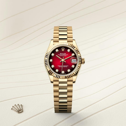 Rolex Datejust 31 Oyster, 31 mm, yellow gold