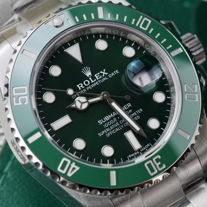 Rolex Submariner Stainless Steel “The Hulk” Green Dial Cerachrom Bezel
