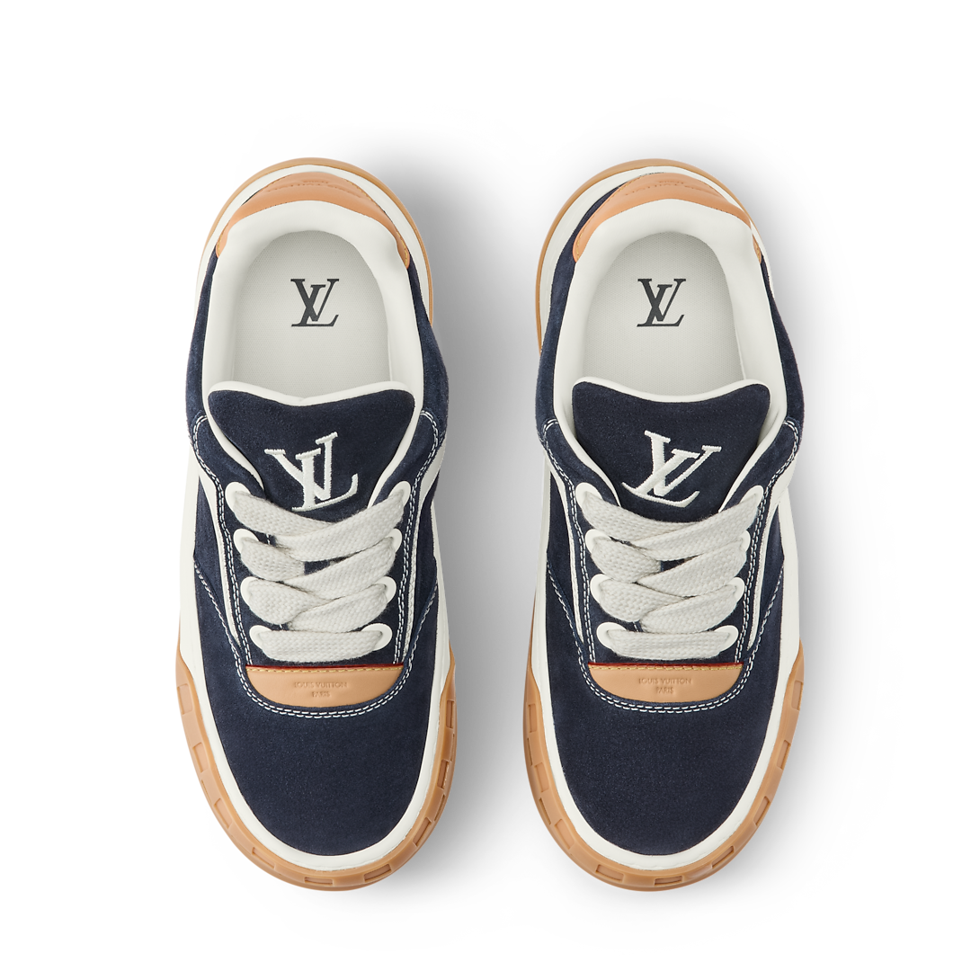 LV Tilted Sneaker Navy Blue