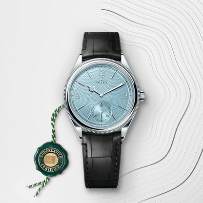 Rolex 1908 39 mm, platinum, polished finish