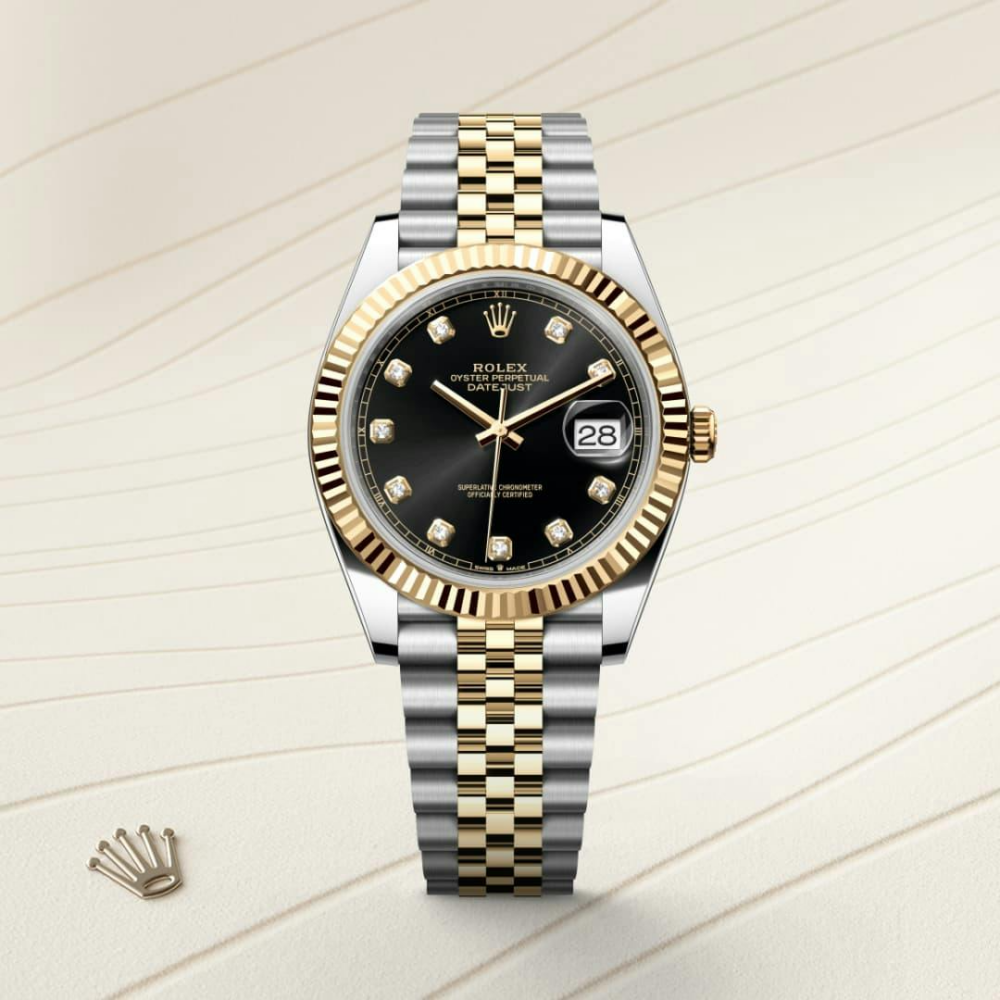 Rolex Datejust 41 Oyster, 41 mm, Oystersteel and yellow gold