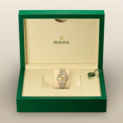 Rolex Lady-Datejust Oyster, 28 mm, yellow gold and diamond