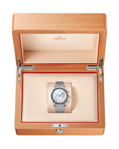 Speedmaster Chronoscope 43 mm, steel on steel