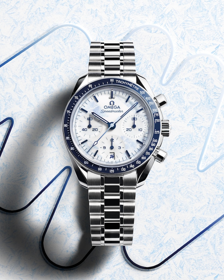 A- Speedmaster 38 38 mm, steel on steel