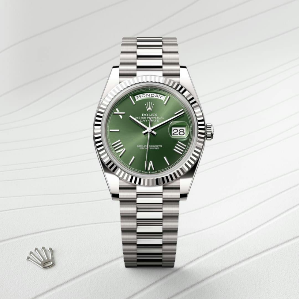 Rolex Day-Date 40 Oyster, 40 mm, white gold