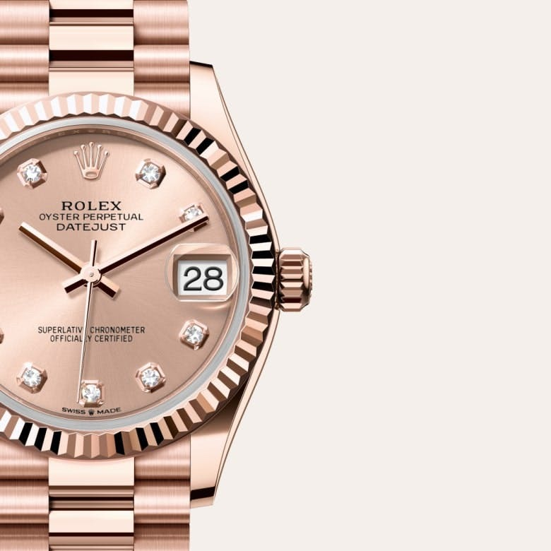 Rolex Datejust 31 Oyster, 31 mm, Everose gold