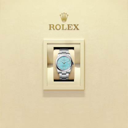 Rolex Oyster Perpetual – Turquoise Blue Dial