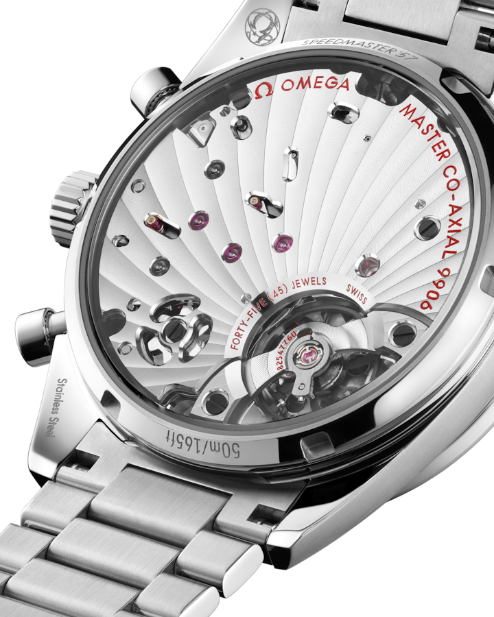 Speedmaster ’57 40.5 mm, steel on steel