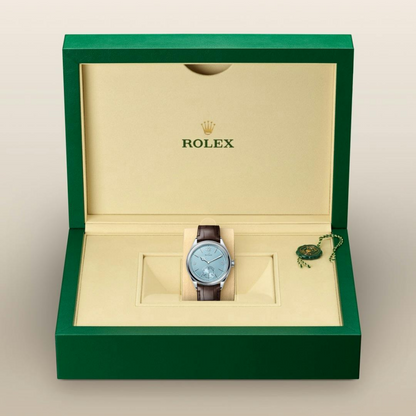 Rolex 1908 39 mm, platinum, polished finish