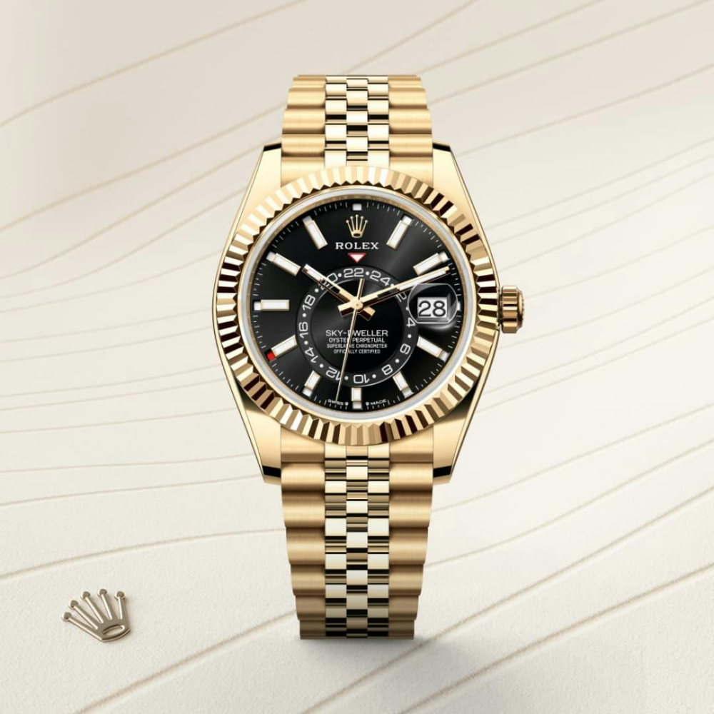 Rolex Sky-Dweller Oyster, 42 mm, yellow gold